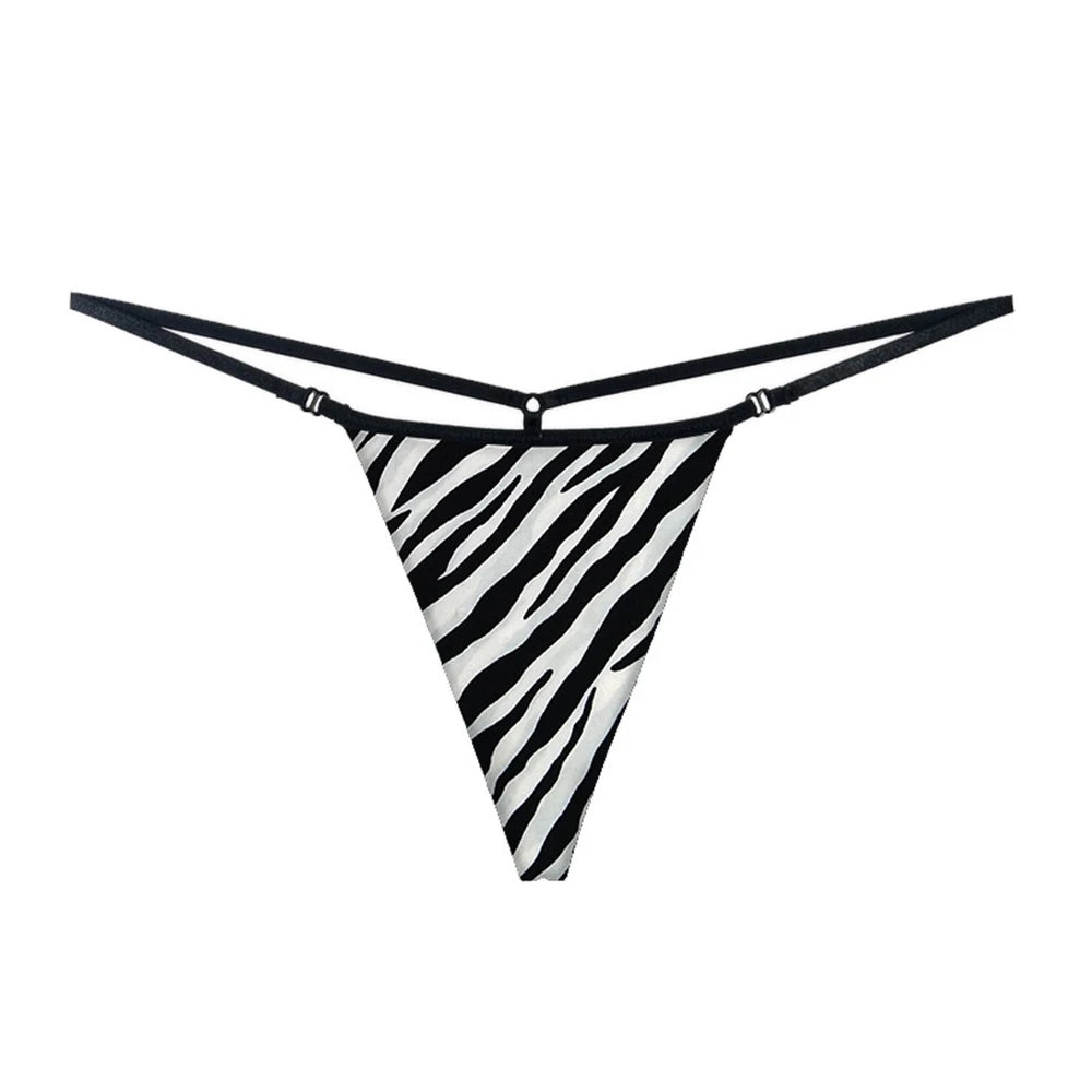 Lingerie Underwear Ladies Seamless Cotton Thin Belt Sexy Panties Leopard G-string Women Thong Briefs