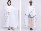 Custom Logo Water Repellent Adjustable Metal Button Hair Salon Work Hair Salon Hair Dressing Capes