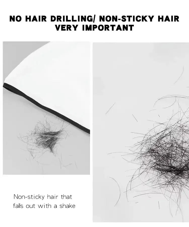 Professional Salon Hair Cutting Cape Barber Cape for Men/Women Adjustable Snap Button with Waterproof Hairdressing Salon Cloak