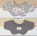 [2] Baby double-sided saliva towel ins K-style New arrival baby cotton bib Easiest for match double-sided saliva pocket bib