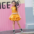 Children's Jazz Performance Costume Sequins Girls' Modern Dance Cheerleading Kindergarten Performance Costume Girls' Dance Skirt
