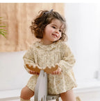 2024 Cute Floral Baby Girl Dresses Cotton Newborn Girl Romper Toddler Girl Clothing