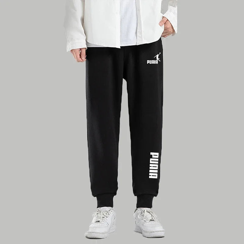 Men's Pant PUAIA Print s Autumn/Winter New Sport Jogging Trousers Fitness Loose Fit Clothing Solid Color Outfit Streetwear Pants