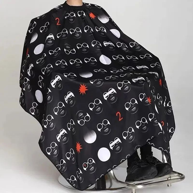 Professional Salon Hair Cutting Cape Barber Cape for Men/Women Adjustable Snap Button with Waterproof Hairdressing Salon Cloak