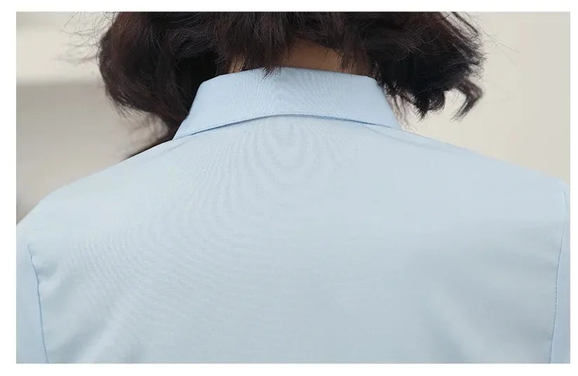 Elegant Women Shirts Woman White Shirt Long Sleeve Blouse