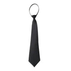 Black Unisex Ties Retro Narrow Neck Tie Slim Women Men Tie Korean Style Simple Trendy Tie