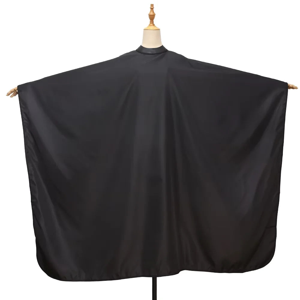 Professional Barber Cape Hair Cutting Cape Waterproof Silicone Collar Transparent Anti Static Salon Cape Eagle Shawl Style