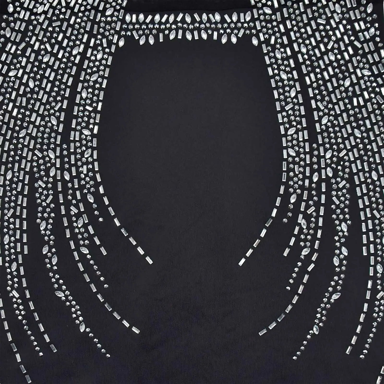 Women's Glittery Rhinestones Gymnastics Jumpsuit Sheer Mesh Patchwork Mock Neck Long Sleeve Dance Rompers One-piece Bodysuit
