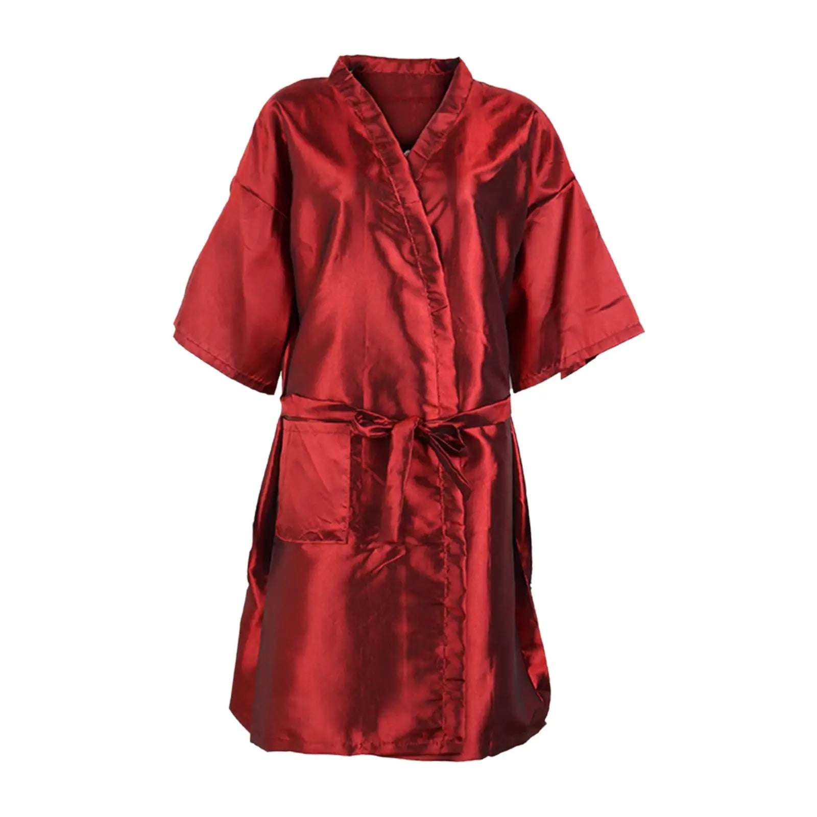 Haircut Cape Loungewear Professional Clients Barber V Neck Hair Salon Smocks