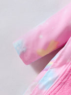 Children's Coat Girls Long Outerwear Winter Autumn Cotton Clothes Girls Pink Unicorn padded Coats Big Thicken Warm Child Jacket