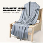 Men Robes Ultra Fine Modal Lounge Robe for Autumn and Winter Soft Silky Bath Robe for Men