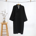 Bathrobe Men Shower Spring and Summer Cotton Nightgown Couple Men Kimono Yukata Pajamas Cardigan Striped Robe Sleepwear Homewear