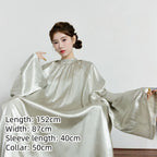 Large Size Hair Salon Hair Cutting Wrap Long Sleeve Hairdresser Robe Anti Hair Gown Barber Hairdressing Cloak Barbershop Apron