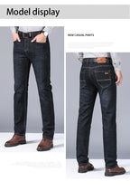 New Men Classic Jeans  Denim Overalls Mens Pants Size 32-38