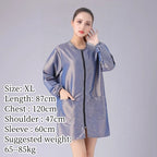 Hair Salon Work Clothes Pet Grooming Uniforms Long Sleeve Beauty Salon Smock Barber Shop Hairdresser Robe Anti Hair Gown Y1206