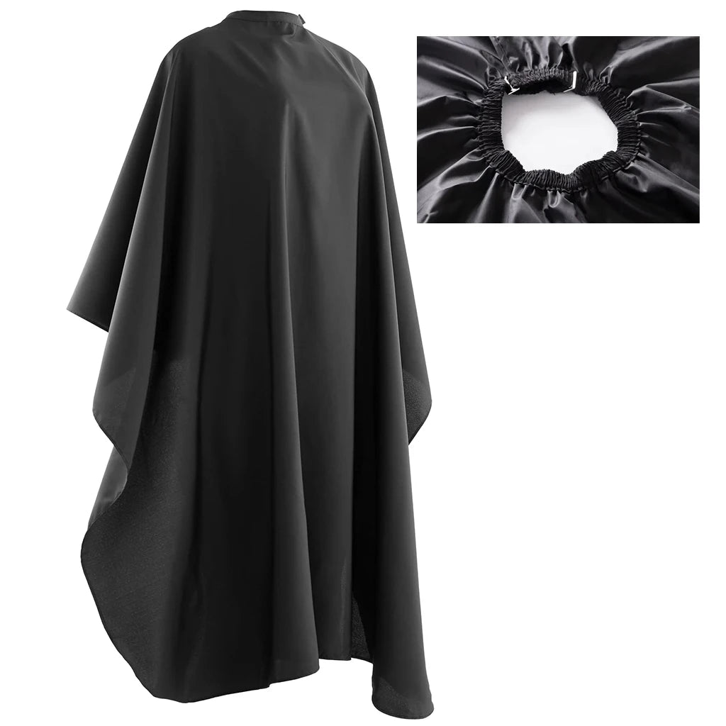 Professional Salon Hair Cutting Cape Barber Cape for Men/Women Adjustable Snap Button with Waterproof Hairdressing Salon Cloak