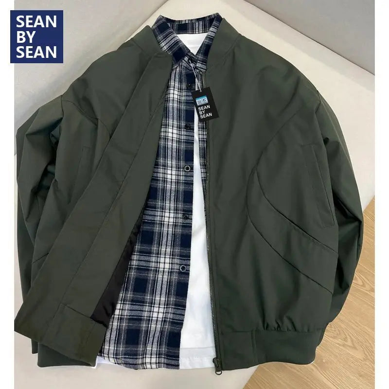 Men Casual Jacket Stylish And Versatile Outerwear For Spring And Autumn