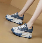Women's Shoes High on Platform Retro Ladies Footwear Y2k Fashion Casual Light Cheap Offer Daily Routine 39 Vulcanized Shoe Deals