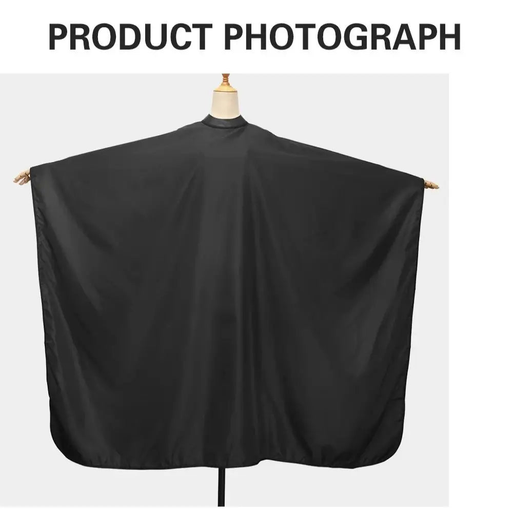Professional Barber Cape Hair Cutting Cape Waterproof Silicone Collar Transparent Anti Static Salon Cape Eagle Shawl Style