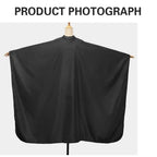 Professional Barber Cape Hair Cutting Cape Waterproof Silicone Collar Transparent Anti Static Salon Cape Eagle Shawl Style