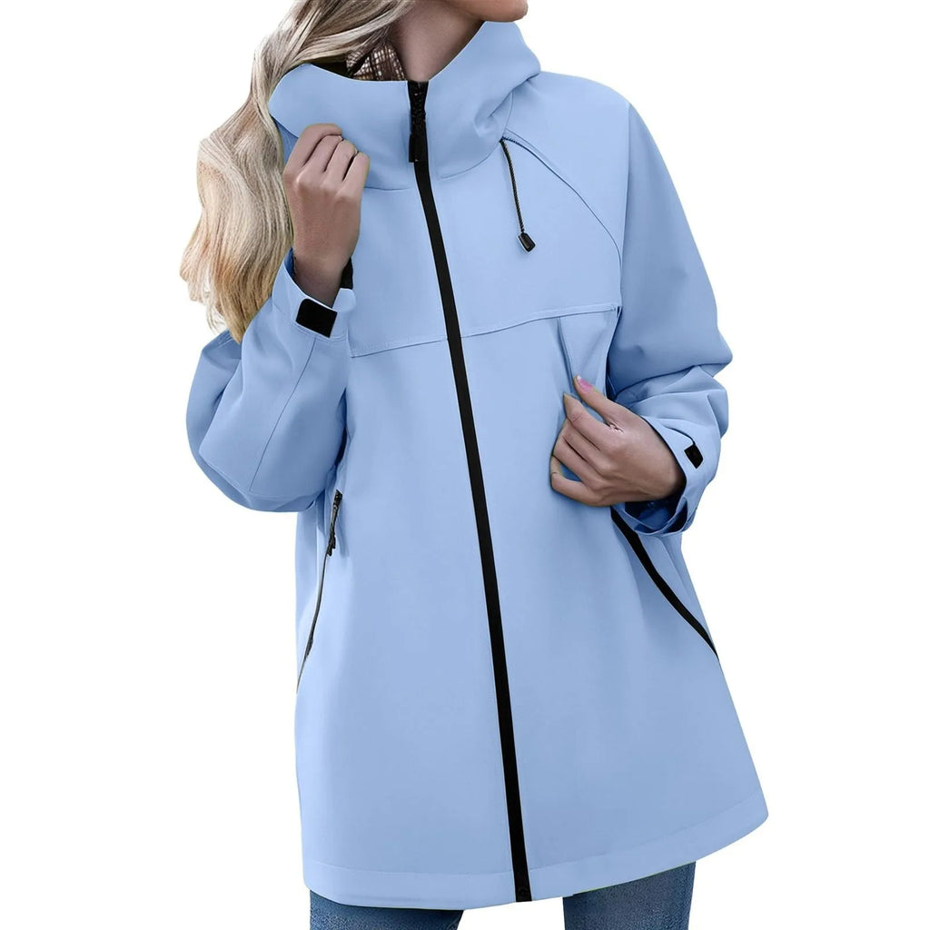 Women'S Jacket New Autumn Thin Coat Casual Windbreaker Female Protection Jacket Basic Zipper Coat Tops Chaquetas De Mujer