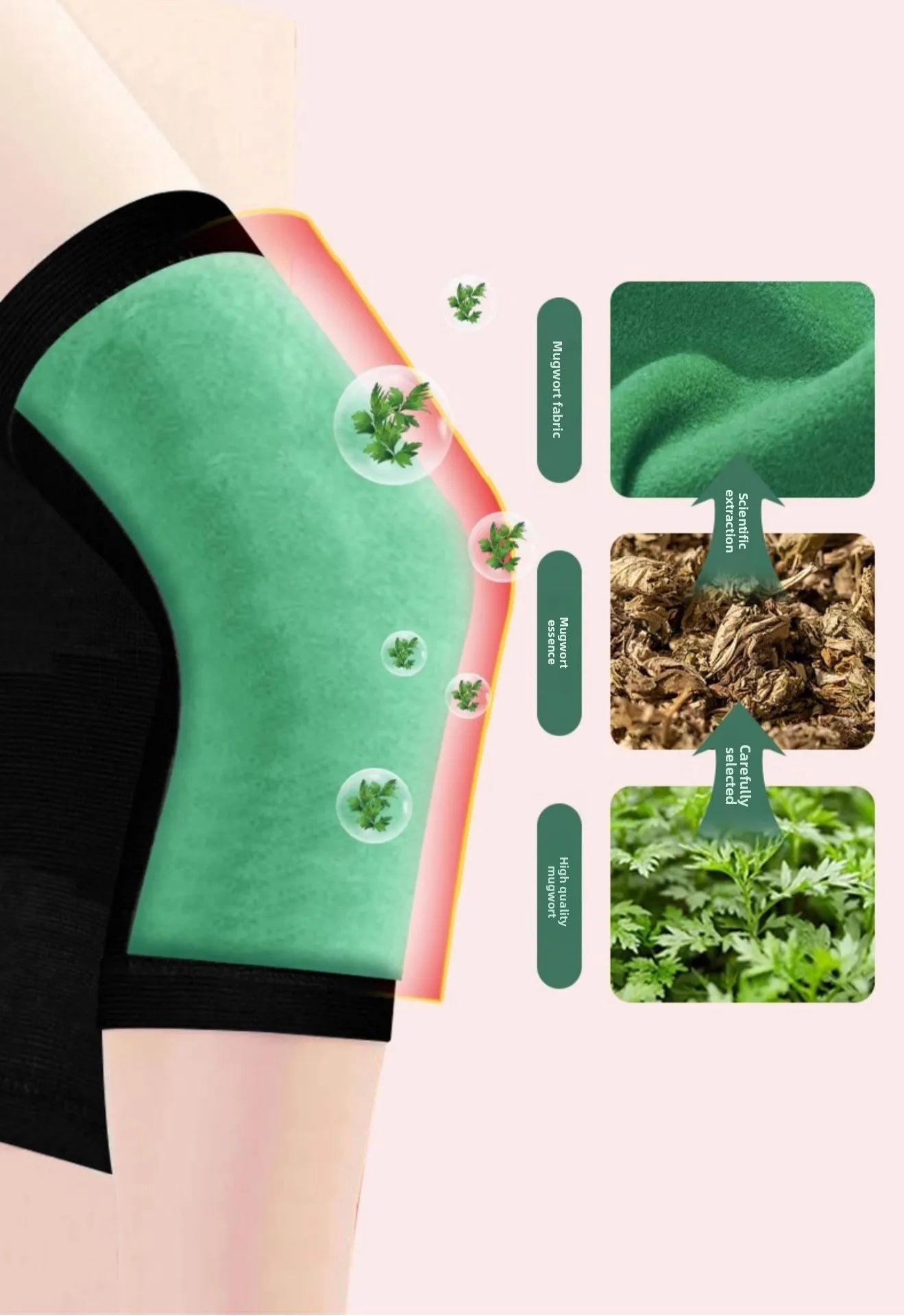 Warm Knee Warmers Thermal Arthritis Support for Elderly Adults Indoor Winter Sports Leg Protection Healthcare Pain Relief 1pair