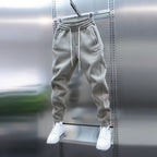 Men's Pants - Solid Color Casual Pants, Sweatpants