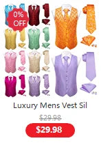 Male Luxury Neck Tie For Men Business Red Striped Silk Tie Hanky Cufflinks Set Barry.Wang Fashion Neckwear Wedding Party Casual