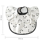 Baby Bibs INS Nordic Style Angel Feed Pocket Burp Girl Boy Infant Meals Bib Waterproof Easy Clean Cute Elephant Bibs Soft PU