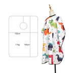 Salon Kids Hairdressing Cape Hairdresser Cartoon Pattern Haircut Styling Gown Barber Shop Household Child Hair Cut Cape Apron