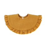 Korean Baby Feeding Drool Bib Ruffle Solid Infants Lace Saliva Towel Soft Cotton Burp Cloth For Newborn Toddler Kids Bibs