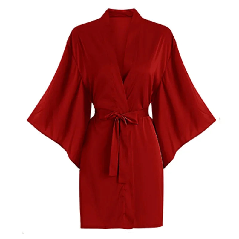 Salon Client Gown Robes Cape Hair Salon Hair Cutting Smock for Clients Kimono Style Black Hairdressing Cape Client Smock