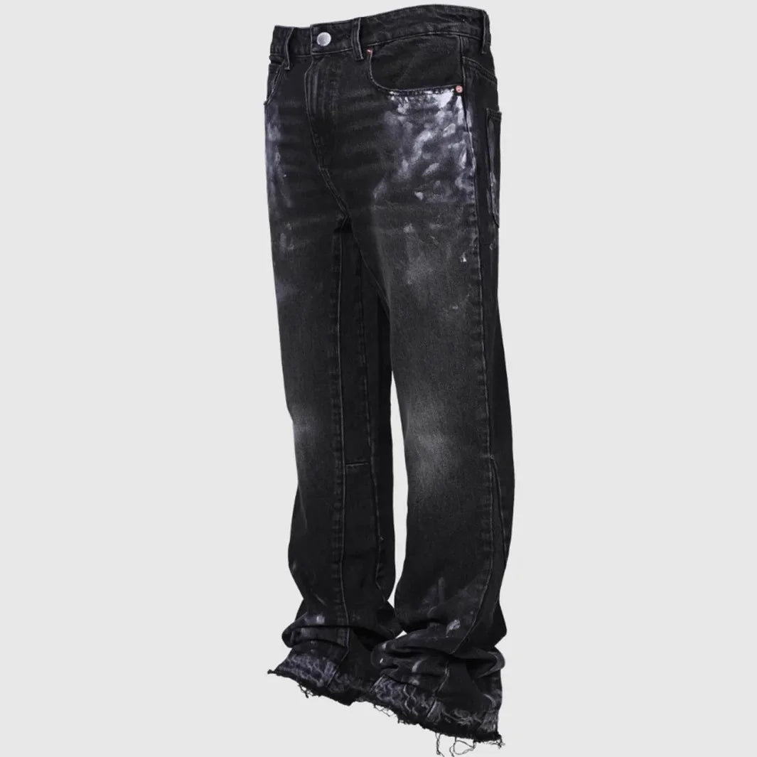 Jeans Men Denim Pant Vintage Straight Pants