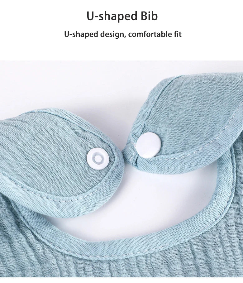 Baby Girl Boy Feeding Bibs Solid Color Apron Saliva Towel Kids Toddler Dinner baberos Bandanas Burp Cloths Newborn Drool Bib