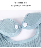 Baby Girl Boy Feeding Bibs Solid Color Apron Saliva Towel Kids Toddler Dinner baberos Bandanas Burp Cloths Newborn Drool Bib