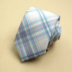Cotton Plaid Ties For Men Women Casual Wine Red Stripe Necktie For Wedding Party Boys Girls SuitsTie Skinny  Necktie Gravatas