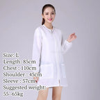 Hair Salon Work Clothes Pet Grooming Uniforms Long Sleeve Beauty Salon Smock Barber Shop Hairdresser Robe Anti Hair Gown Y1206