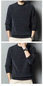 Men's Sweater Thickened Knitted Pullover