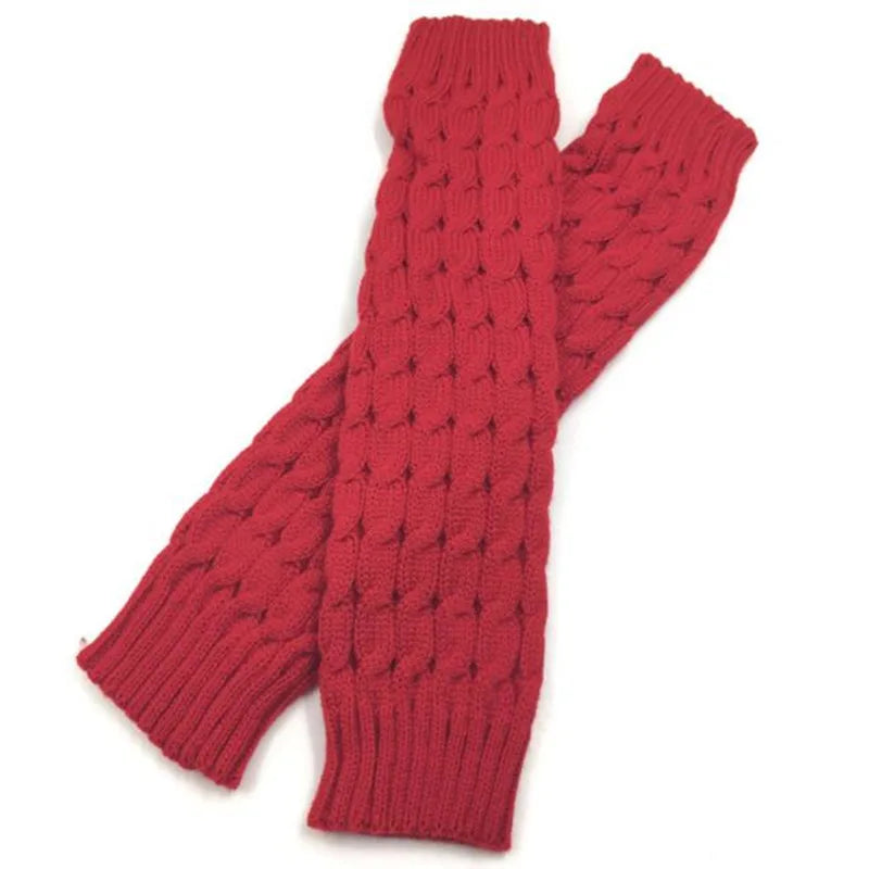 New Women Autumn And Winter Legwarmers Kapron Hemp Flowers Kneepad Leg Warmer Female Girls Pile Heap Socks Sports Safety