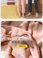 2025 Men's Thick Flannel Pajama Sets Couple Casual