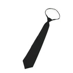 Black Unisex Ties Retro Narrow Neck Tie Slim Women Men Tie Korean Style Simple Trendy Tie