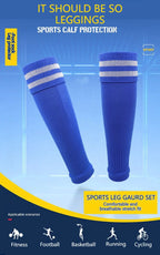 Loogdeel 1Pair Football Sock Calf Sleeves Adult Knee Protection Sports Socks High Tube Breathable Soccer Leg Warmers Shin Guard