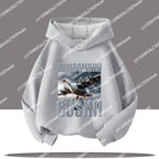 Boy's sports shirt -interesting Italian brain rot Tung Tungtung Sahur children's hooded shirt                h cartoon print-fall/winter top