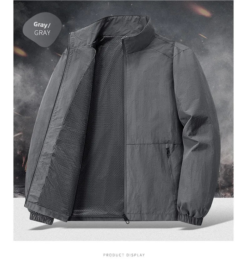 Men's jacket  spring and autumn thin casual sports jacket