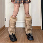Leopard Print Leg Warmers