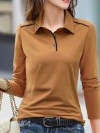 Women's Casual Chic Shirt - Long Sleeve,