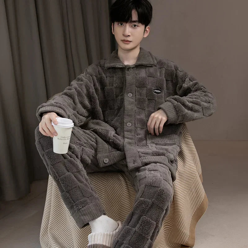 Autumn/Winter Men's Pajamas: