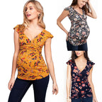 Maternity Clothes For Women Breastfeeding Clothing Short Sleeve