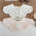 [2] Baby double-sided saliva towel ins K-style New arrival baby cotton bib Easiest for match double-sided saliva pocket bib