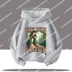 Boy's sports shirt -interesting Italian brain rot Tung Tungtung Sahur children's hooded shirt                h cartoon print-fall/winter top